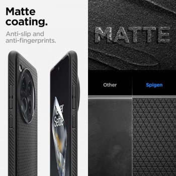 Spigen Liquid Air dėklas - juodas (Oneplus 12 5G)